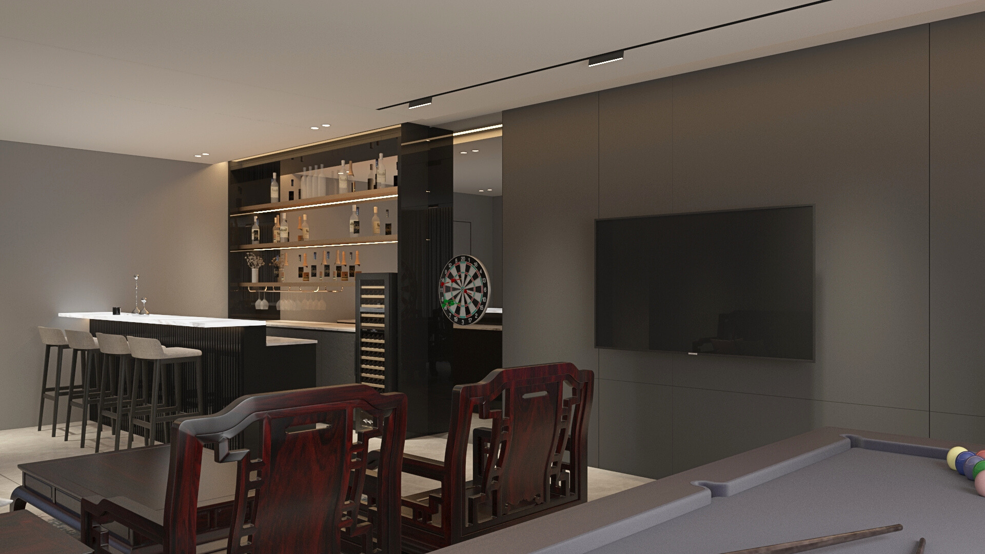 Sri Damansara interior design 3D render