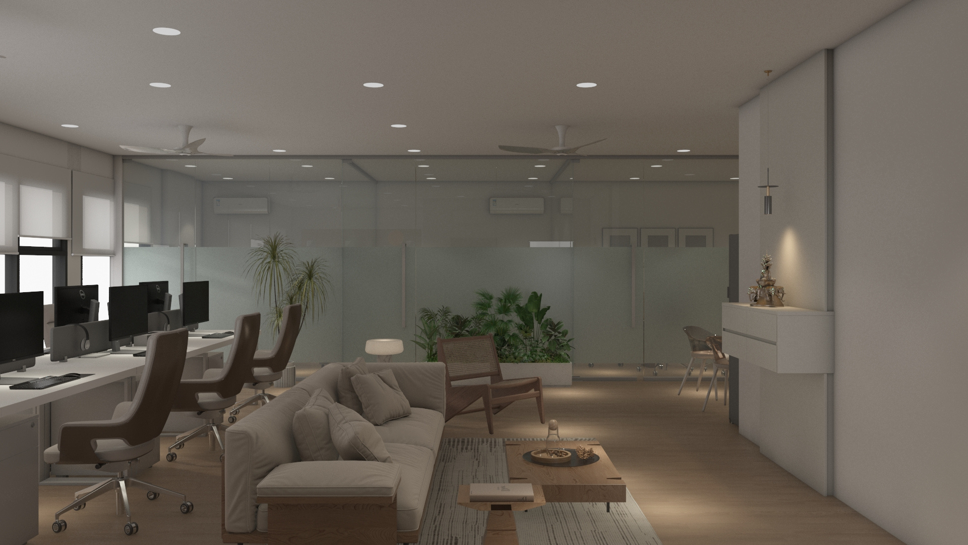 GPR Office 3D render 2
