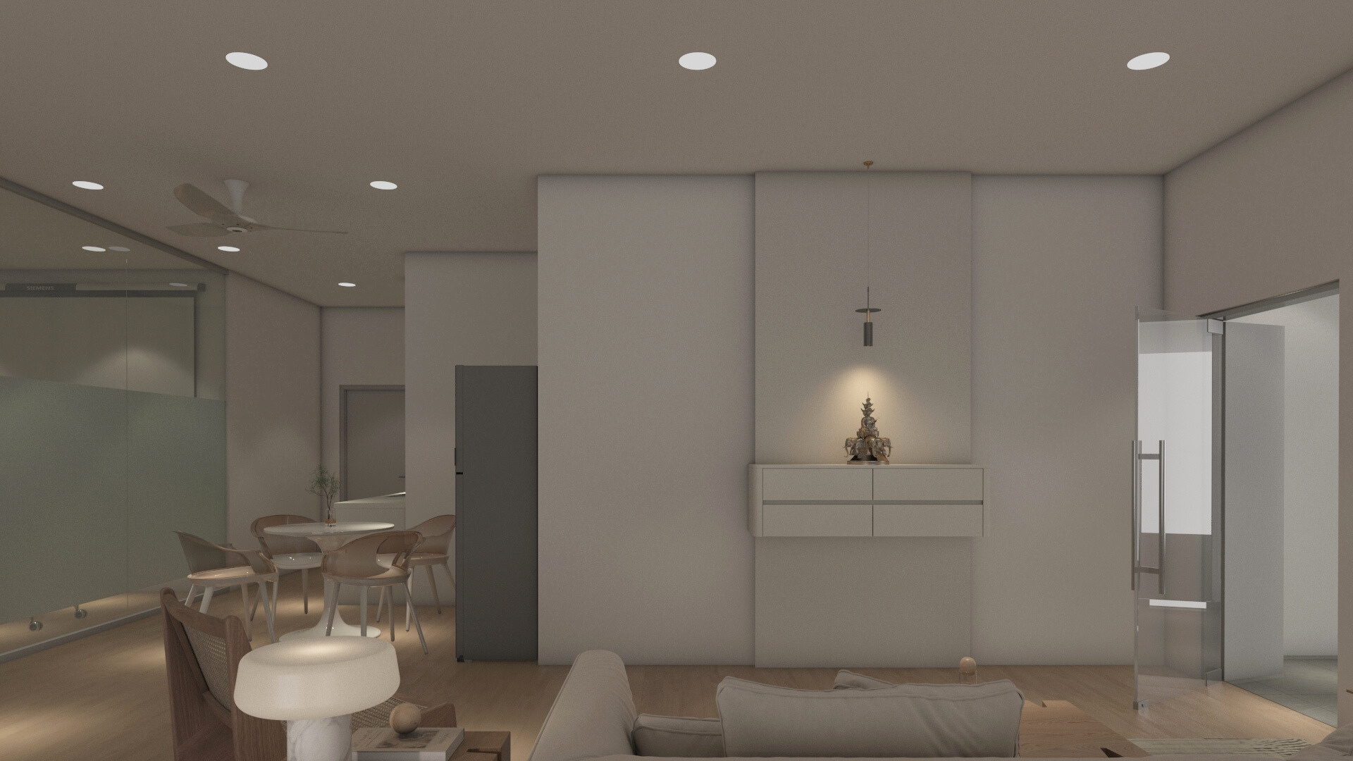 GPR Office 3D render 3
