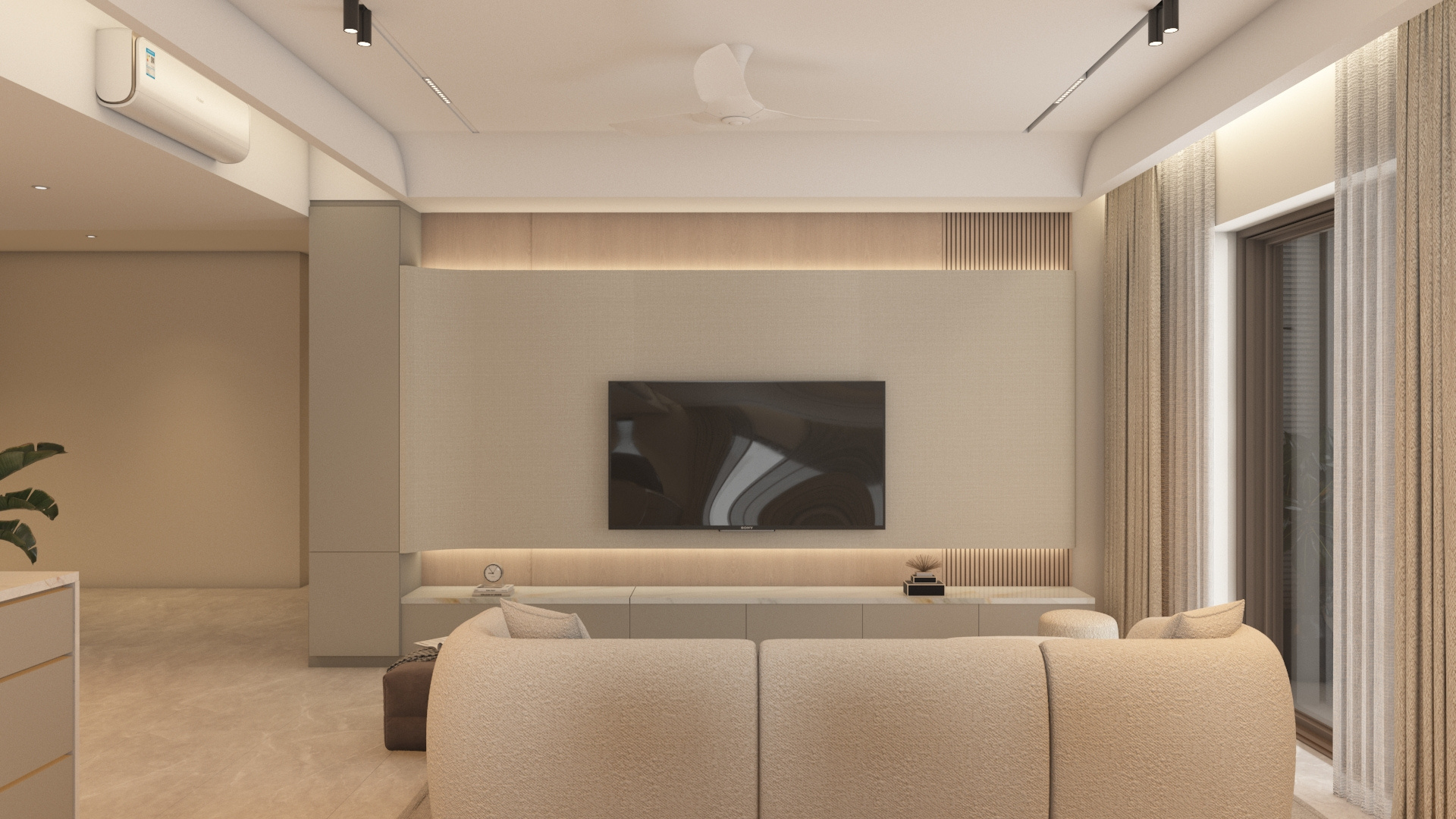 Park Place C3 interior design 3D render